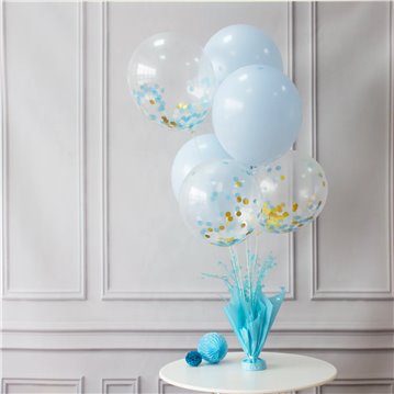 1 stk Ballon Opsats Lyseblå - DIY 1 stk Ballon Opsats Lyseblå - DIY