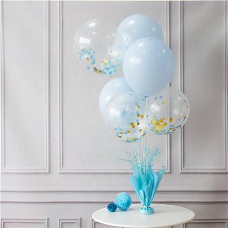 1 stk Ballon Opsats Lyseblå - DIY 1 stk Ballon Opsats Lyseblå - DIY