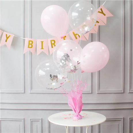 1 stk Ballon Opsats Lyserød - DIY 1 stk Ballon Opsats Lyserød - DIY