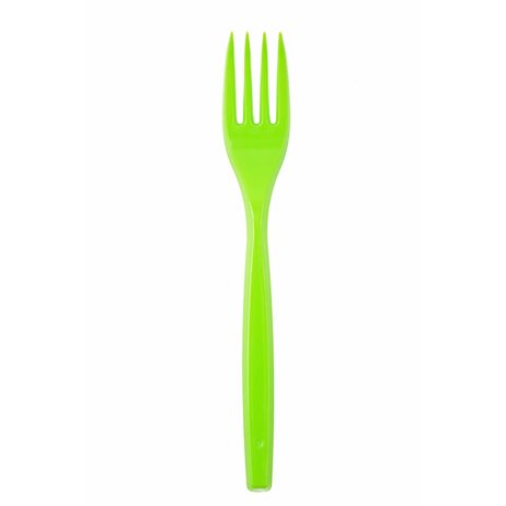 6 stk Plast gafler grøn