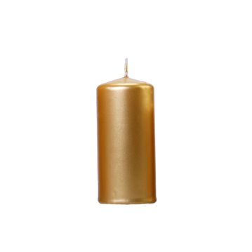 Metallic Bloklys Guld 12 cm – Skab magisk stemning til enhver fest