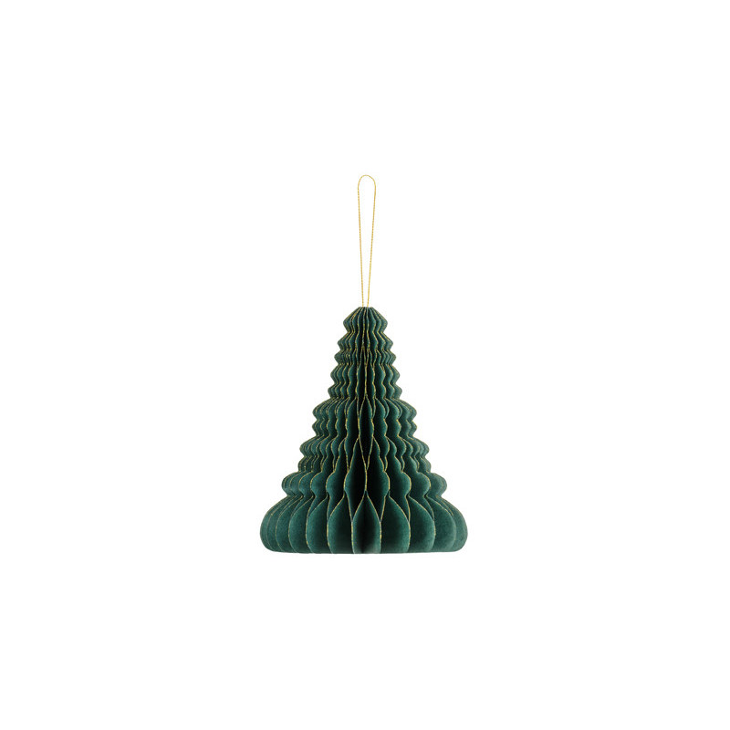 Honeycomb juletræ - grøn 15 cm høj