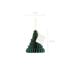 Honeycomb juletræ - grøn 15 cm høj Honeycomb juletræ - grøn 15 cm høj