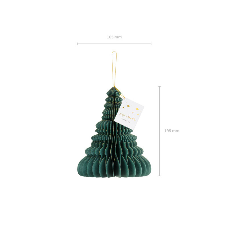 Honeycomb juletræ - grøn 20 cm høj Honeycomb juletræ - grøn 20 cm høj