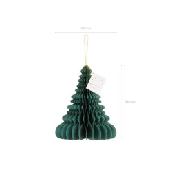 Honeycomb juletræ - grøn 24 cm høj Honeycomb juletræ - grøn 24 cm høj