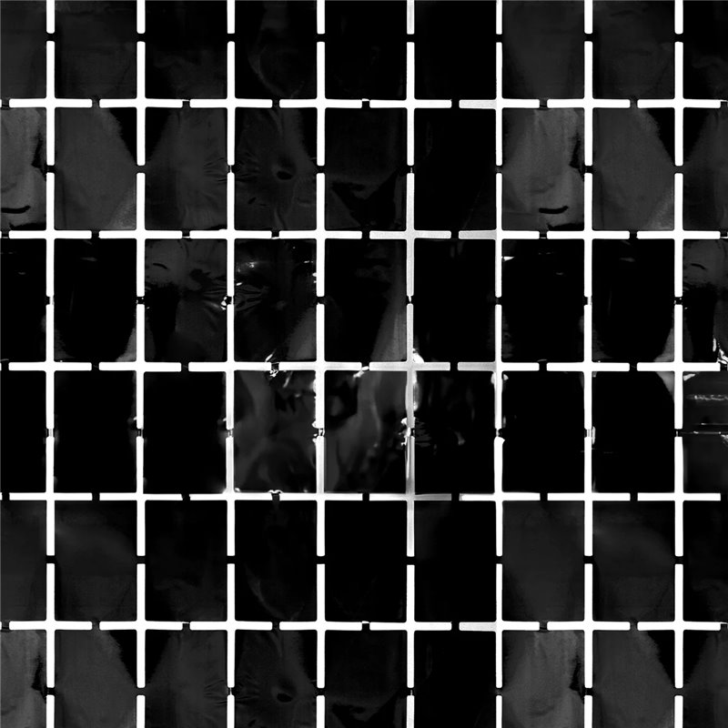 Festgardin - dørforhæng firkanter Sort - 100x200cm