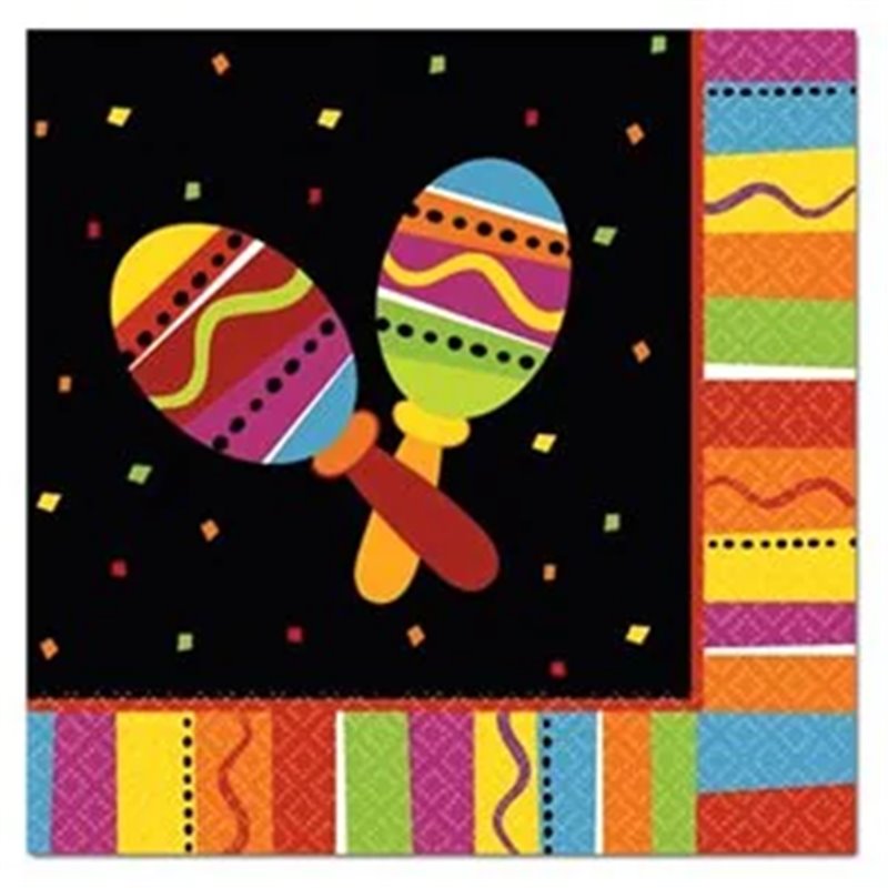 16 stk. Mexican Fiesta servietter 16 stk. Mexican Fiesta servietter
