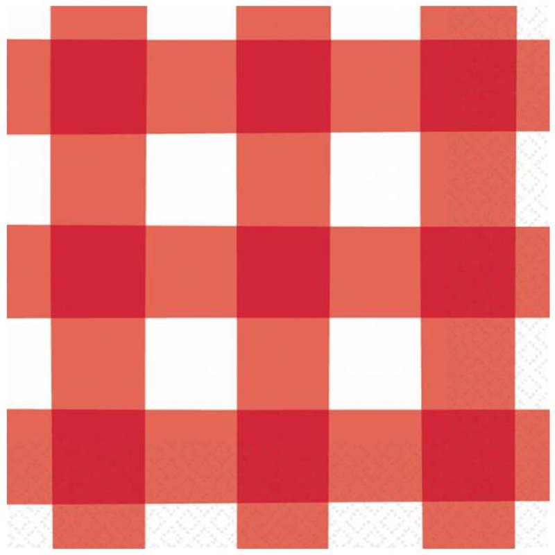 16 stk. Picnic Lattice servietter 16 stk. Picnic Lattice servietter