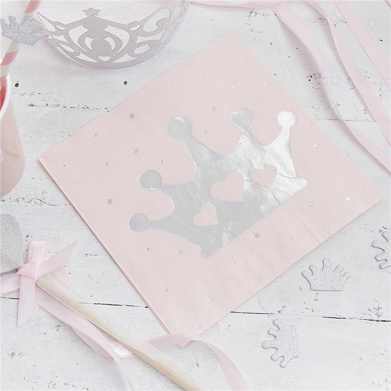 16 stk. Ginger Ray Pink servietter 16 stk. Ginger Ray Pink servietter