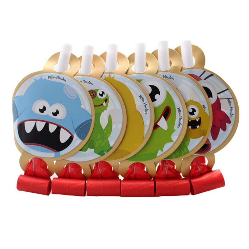 6 stk Monster rysle - Blowouts 6 stk Monster rysle - Blowouts