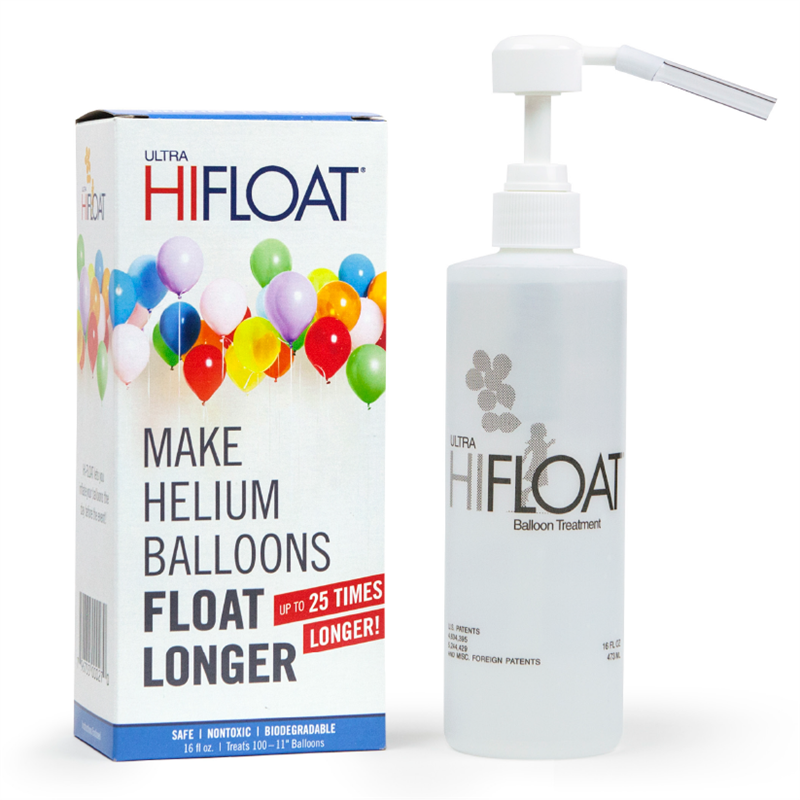 Hi-Float med pumpe 473ml - Så svævende dine balloner længere