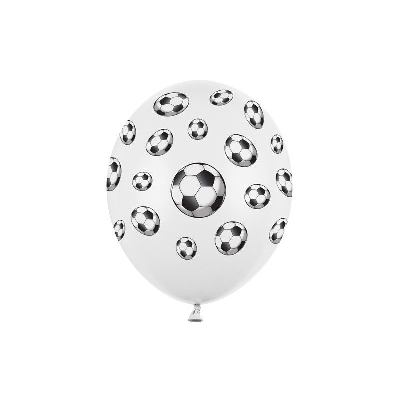 6 stk Fodbold balloner
