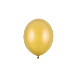 100 stk Metallic guld balloner - str 9" 100 stk Metallic guld balloner - str 9"