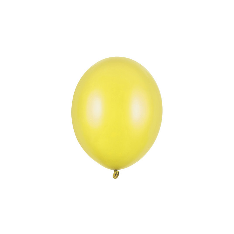 100 stk Perle citron gul balloner - str 9"