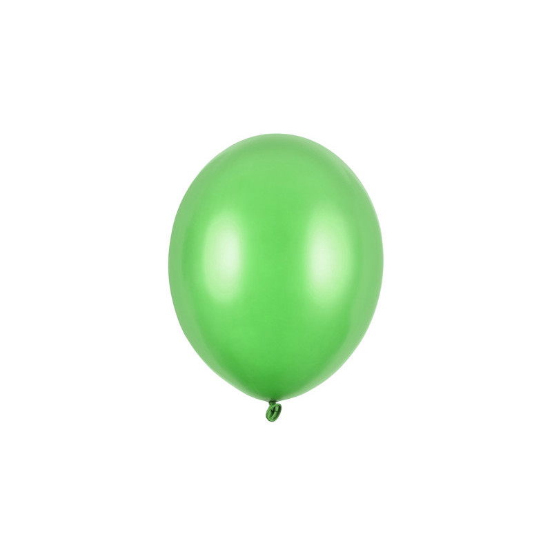 100 stk Metallic æblegrøn balloner - str 9"
