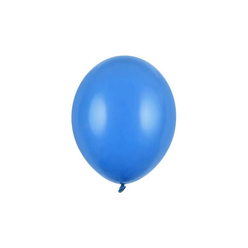 100 stk Standard mid blue balloner - str 10"