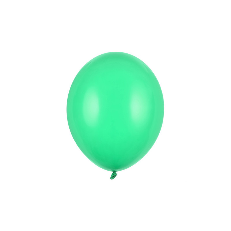 100 stk Standard bright green balloner - str 10"