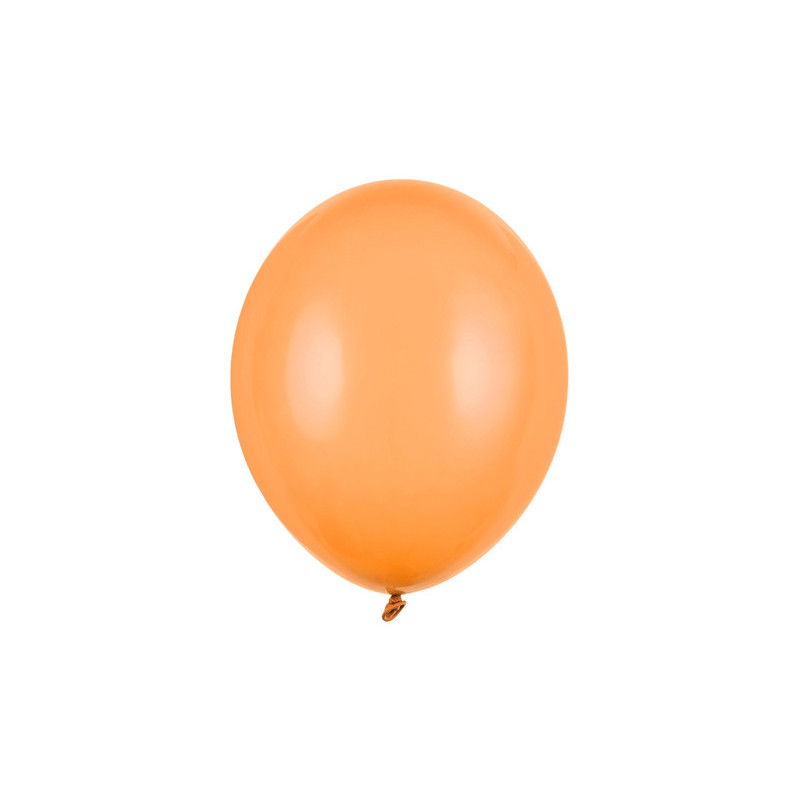 100 stk Standard lys orange balloner - str 10"