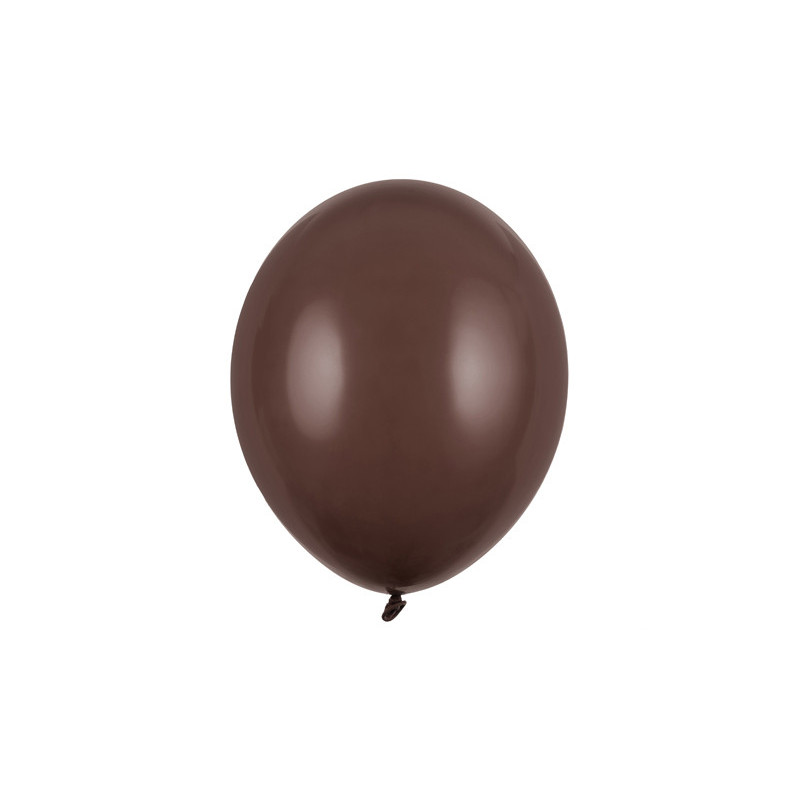 100 stk Standard kakao brun balloner - str 10"