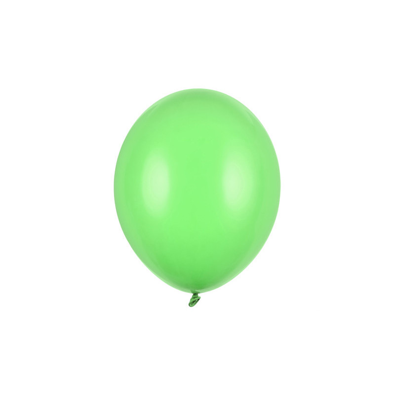 100 stk Standard limegrøn balloner - str 10"