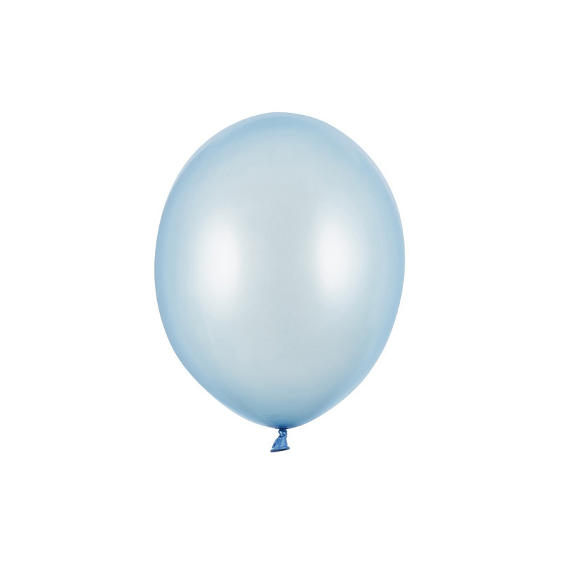 100 stk Perle lyseblå balloner - str 12"