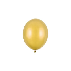 100 stk Metallic guld balloner - str 5" 100 stk Metallic guld balloner - str 5"