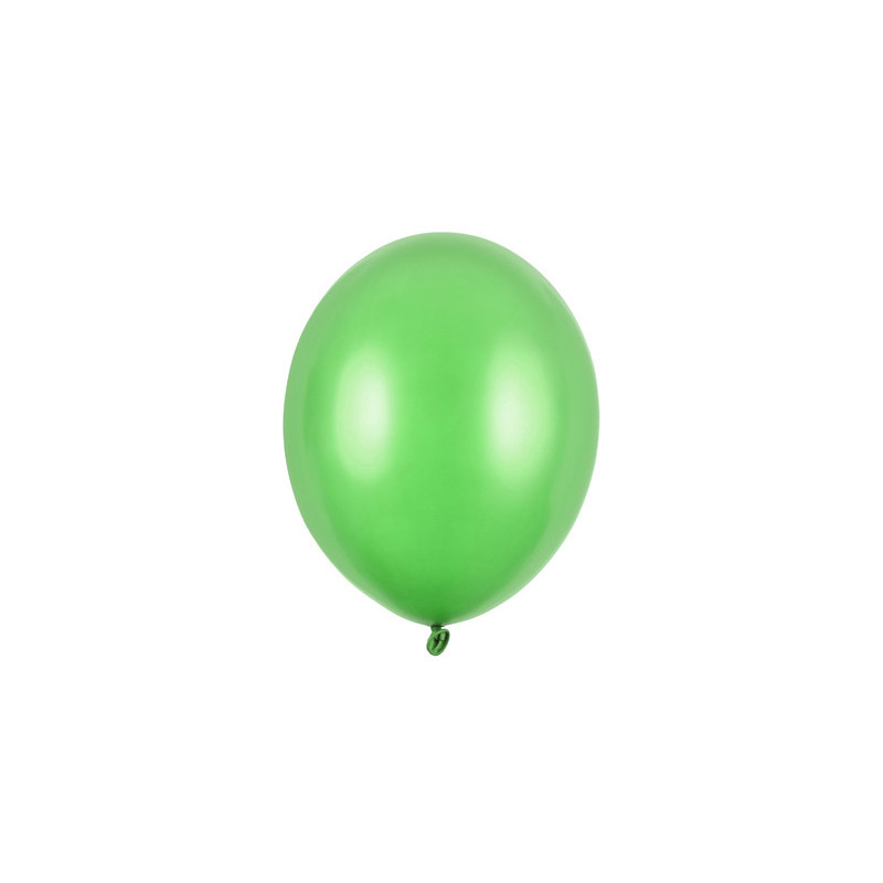 100 stk Metallic æblegrøn balloner - str 5"