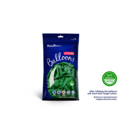 100 stk Standard bright green balloner - str 5" 100 stk Standard bright green balloner - str 5"