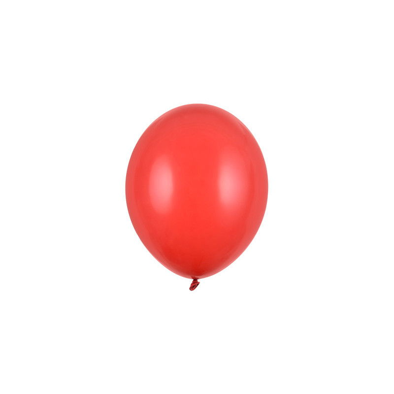 100 stk Standard valmue rød balloner - str 5"