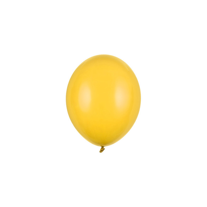 100 stk Standard bright yellow balloner - str 5"