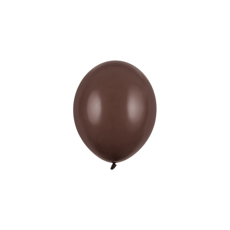 100 stk Standard kakao brun balloner - str 5"