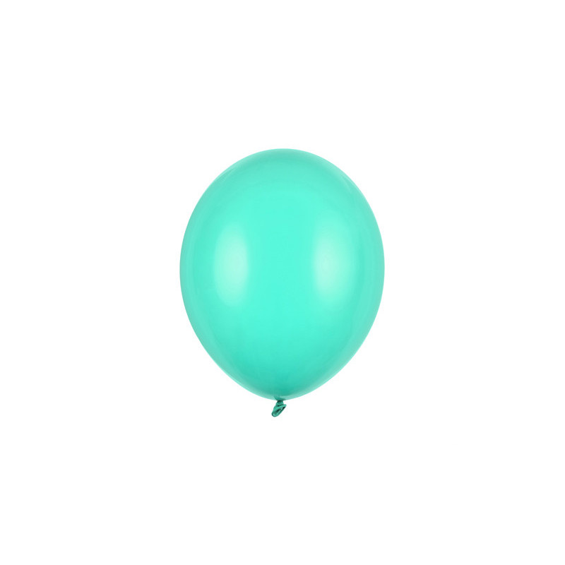 100 stk Standard mintgrøn balloner - str 5"