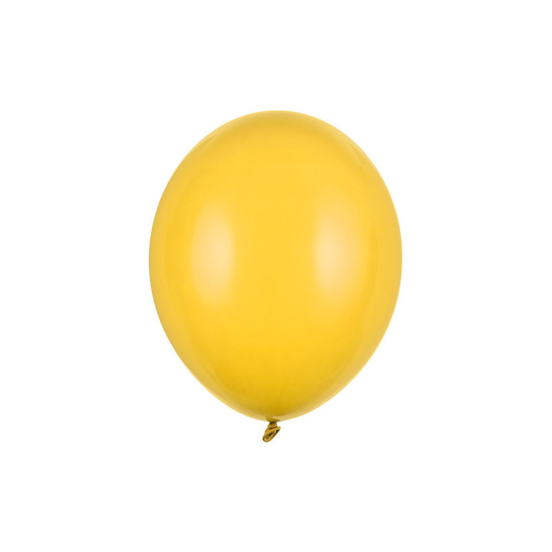 50 stk Standard bright yellow balloner - str 12"