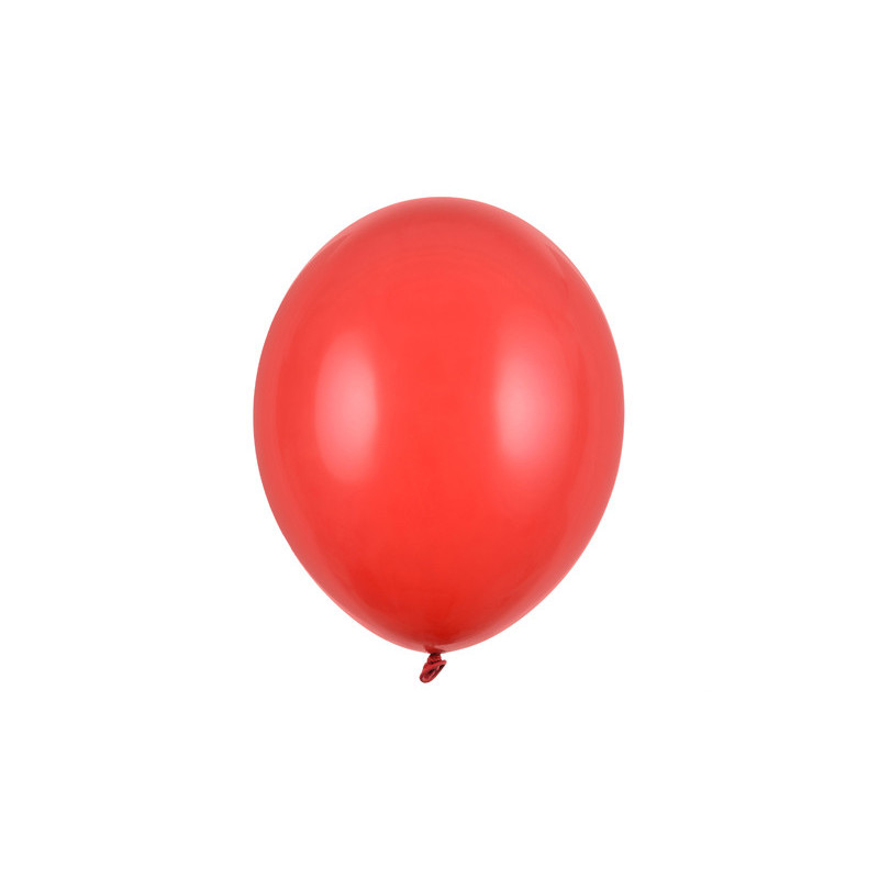 50 stk Standard valmue rød balloner - str 10"