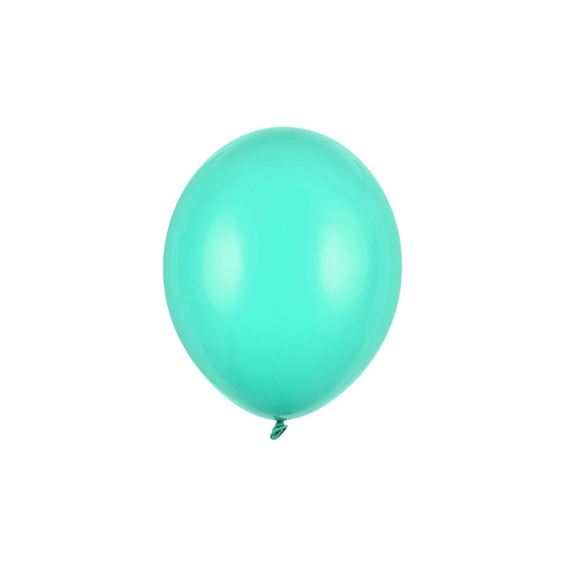 50 stk Standard mintgrøn balloner - str 10"