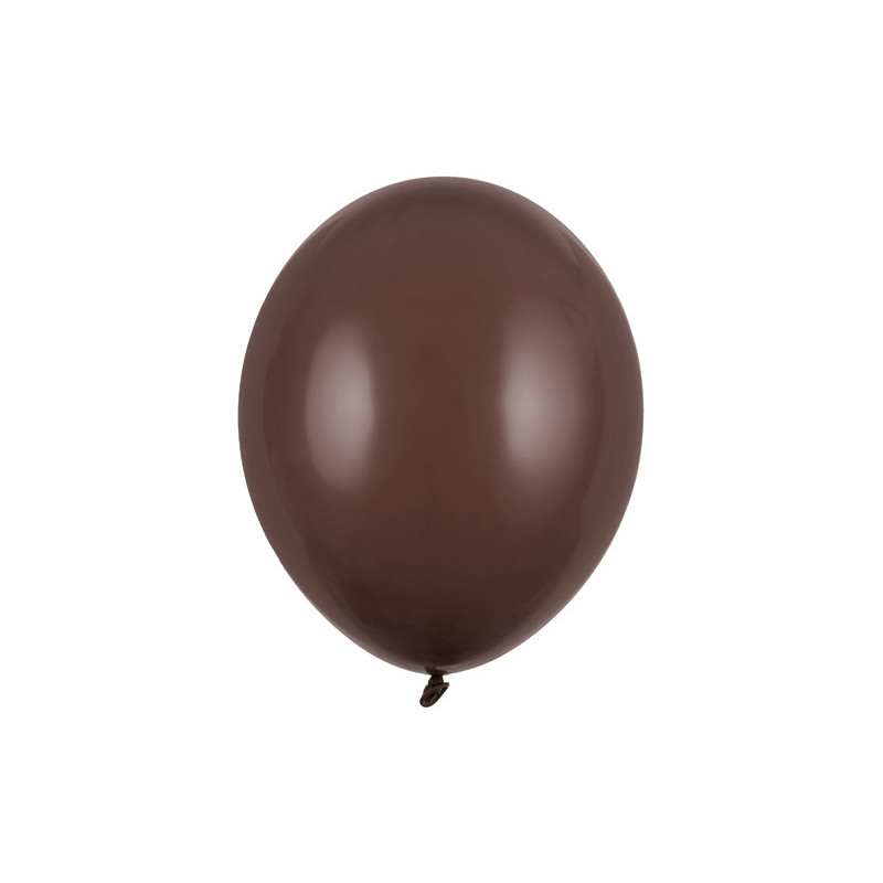 50 stk Standard kakao brun balloner - str 12"
