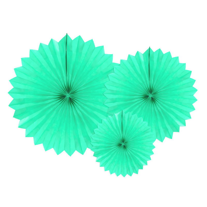 3 stk Rosetter mintgrøn 20-40cm 3 stk Rosetter mintgrøn 20-40cm