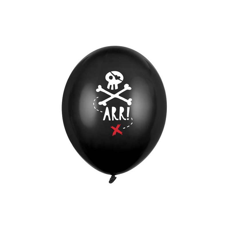 50 stk. Balloons 30cm, Pirates Party, Pastel Black (1 pkt / 50 pc.)"