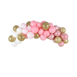 100 stk Standard lyserød balloner - str 10" 100 stk Standard lyserød balloner - str 10"
