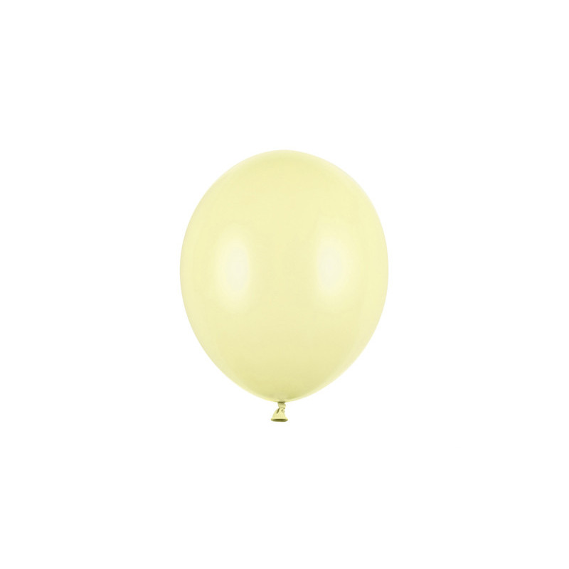 100 stk Standard pastel gul balloner - str 5"