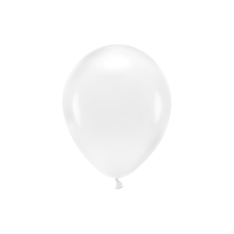 100 stk. Økologiske krystal klar balloner str. 10" 100 stk. Økologiske krystal klar balloner str. 10"