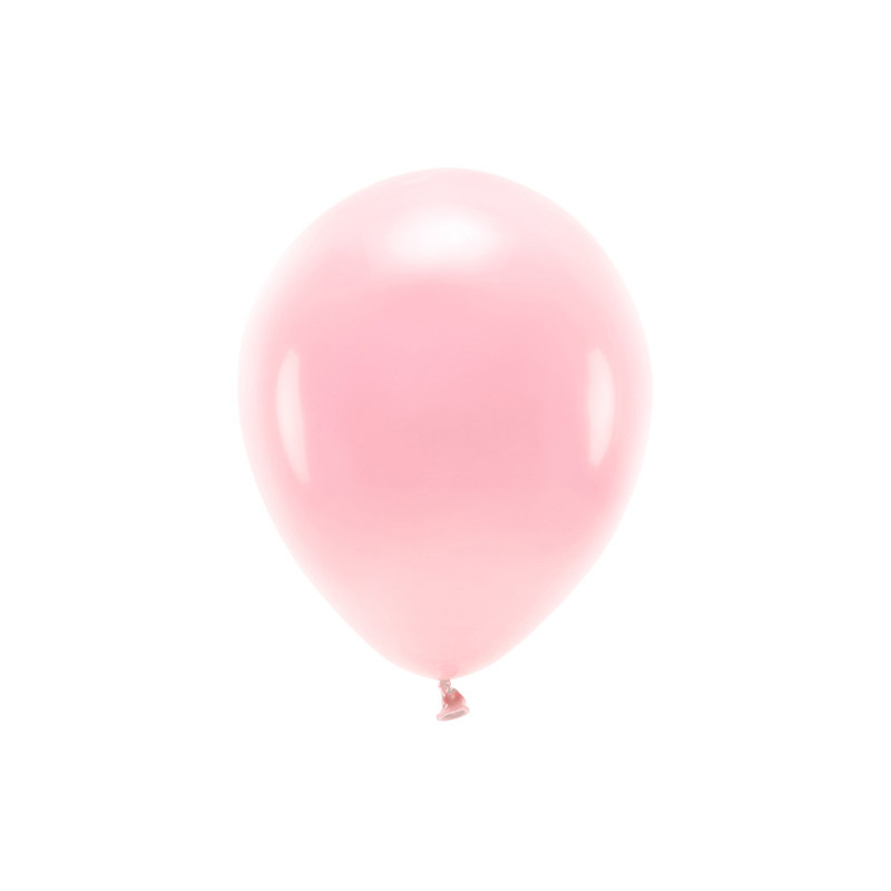 100 stk. Økologiske blush pink balloner str. 10"
