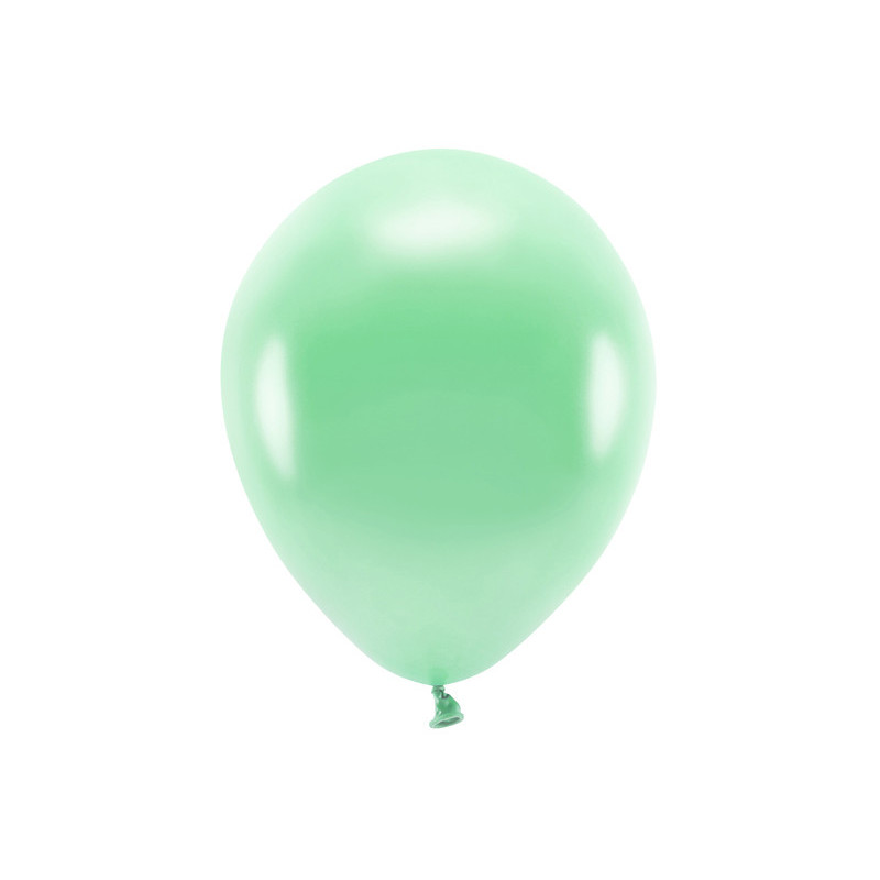 100 stk. Økologiske Metallic mint balloner str. 12" 100 stk. Økologiske Metallic mint balloner str. 12"