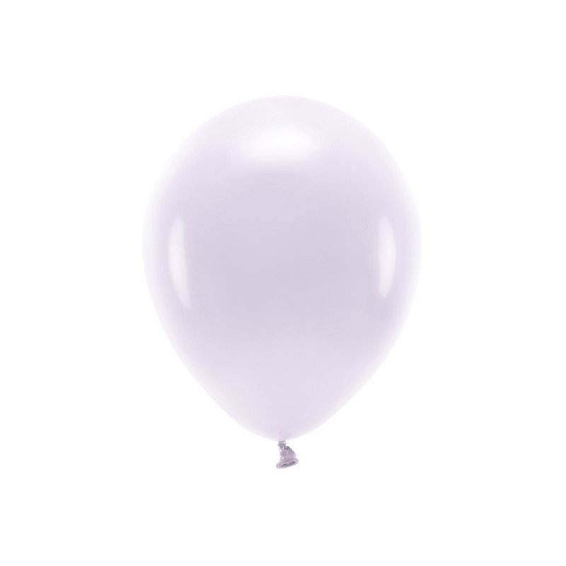 100 stk. Økologiske lys lavendel balloner str. 12"