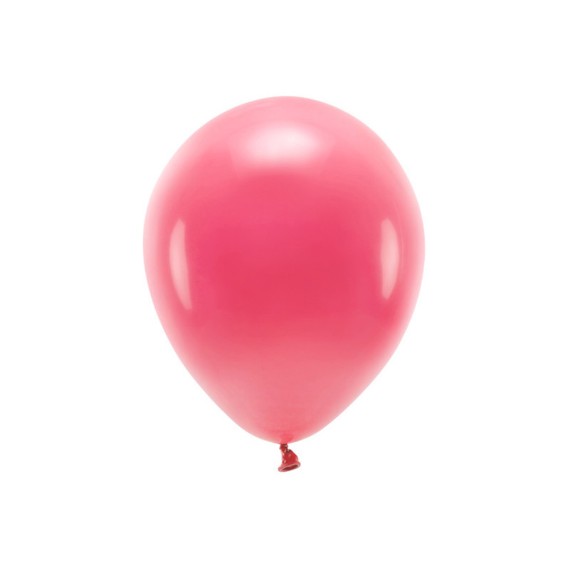 100 stk. Økologiske rød balloner str. 12"