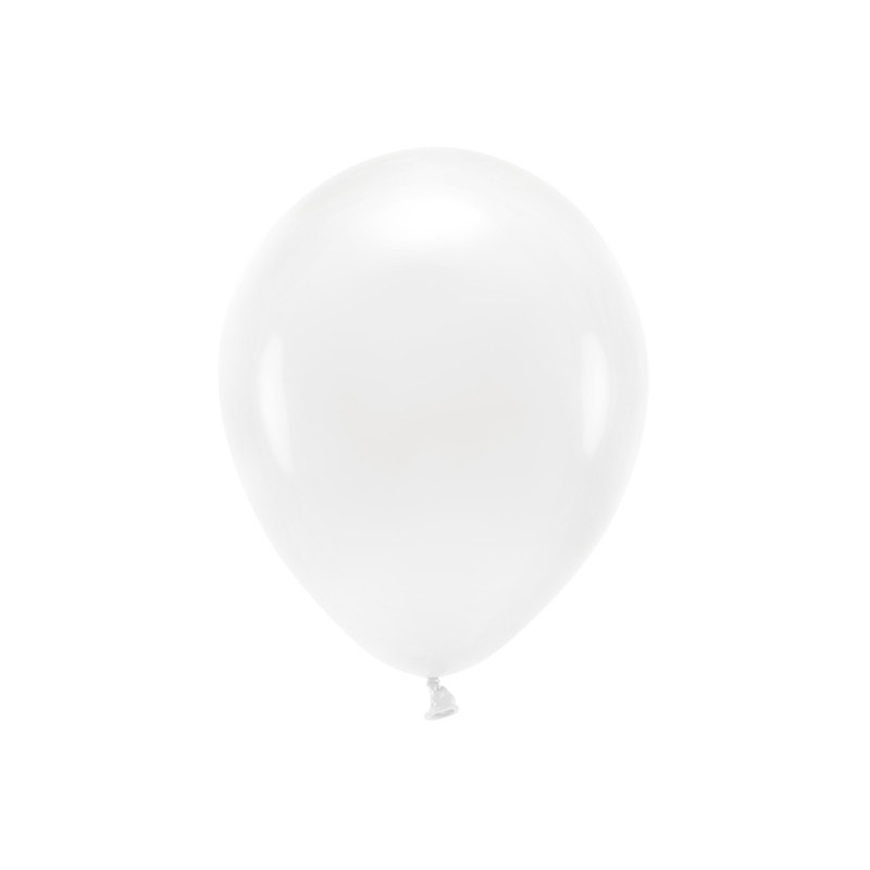 100 stk. Økologiske hvid balloner str. 12"