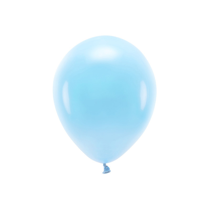 100 stk. Økologiske himmelblå balloner str. 12"