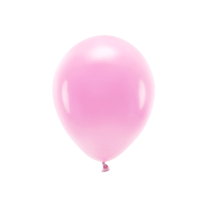 100 stk. Økologiske pink balloner str. 12"