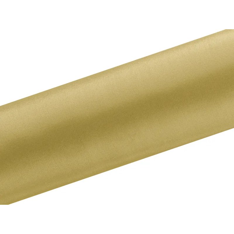 Satin guld - 16 cm x 9 meter - Elegant til enhver festlig lejlighed