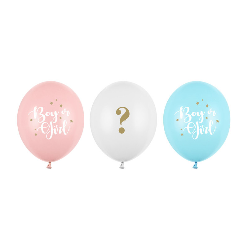 50 stk. Robuste Festballoner, 30 cm, i Blandede Farver til Børn